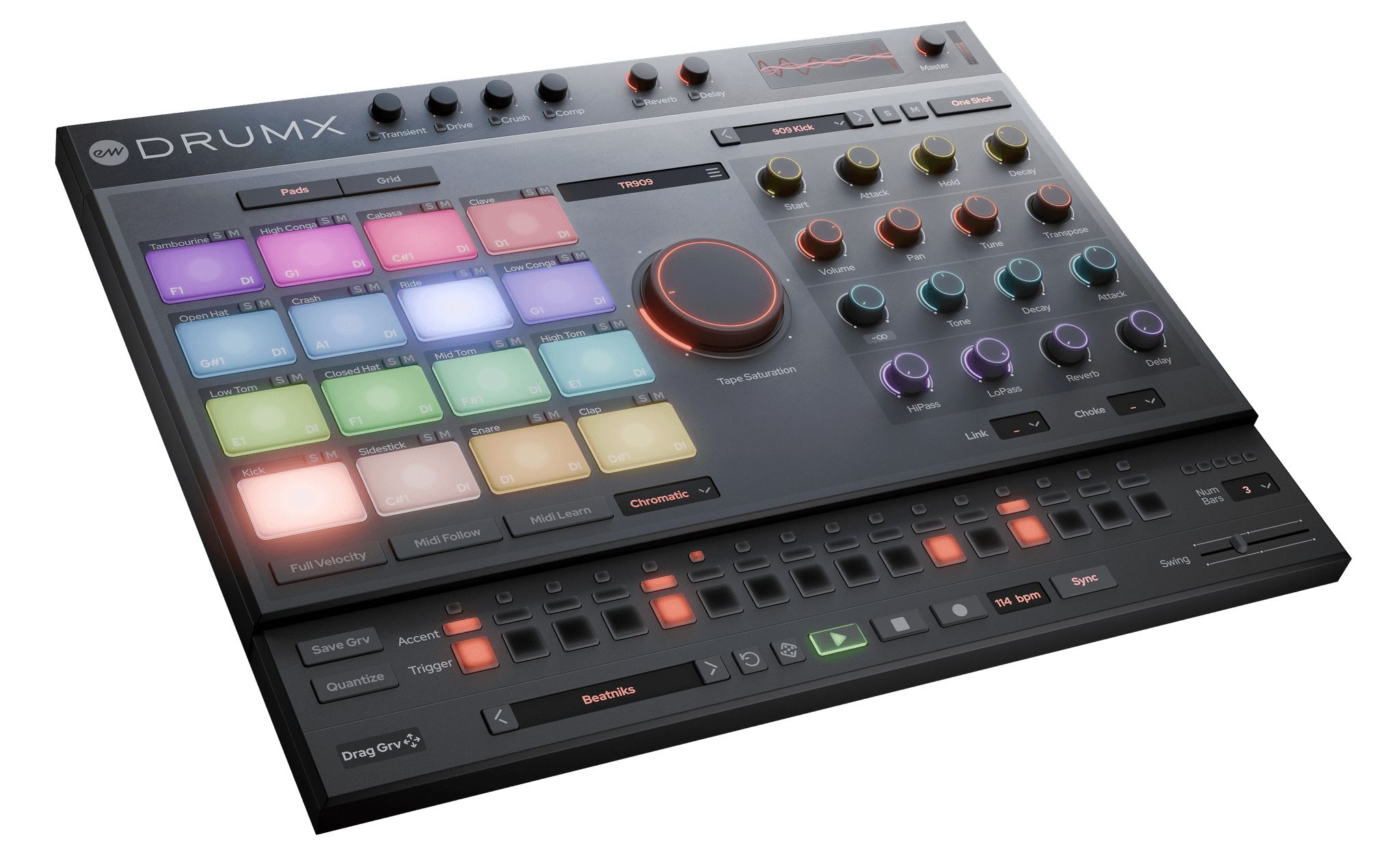 DrumX Pad Interface