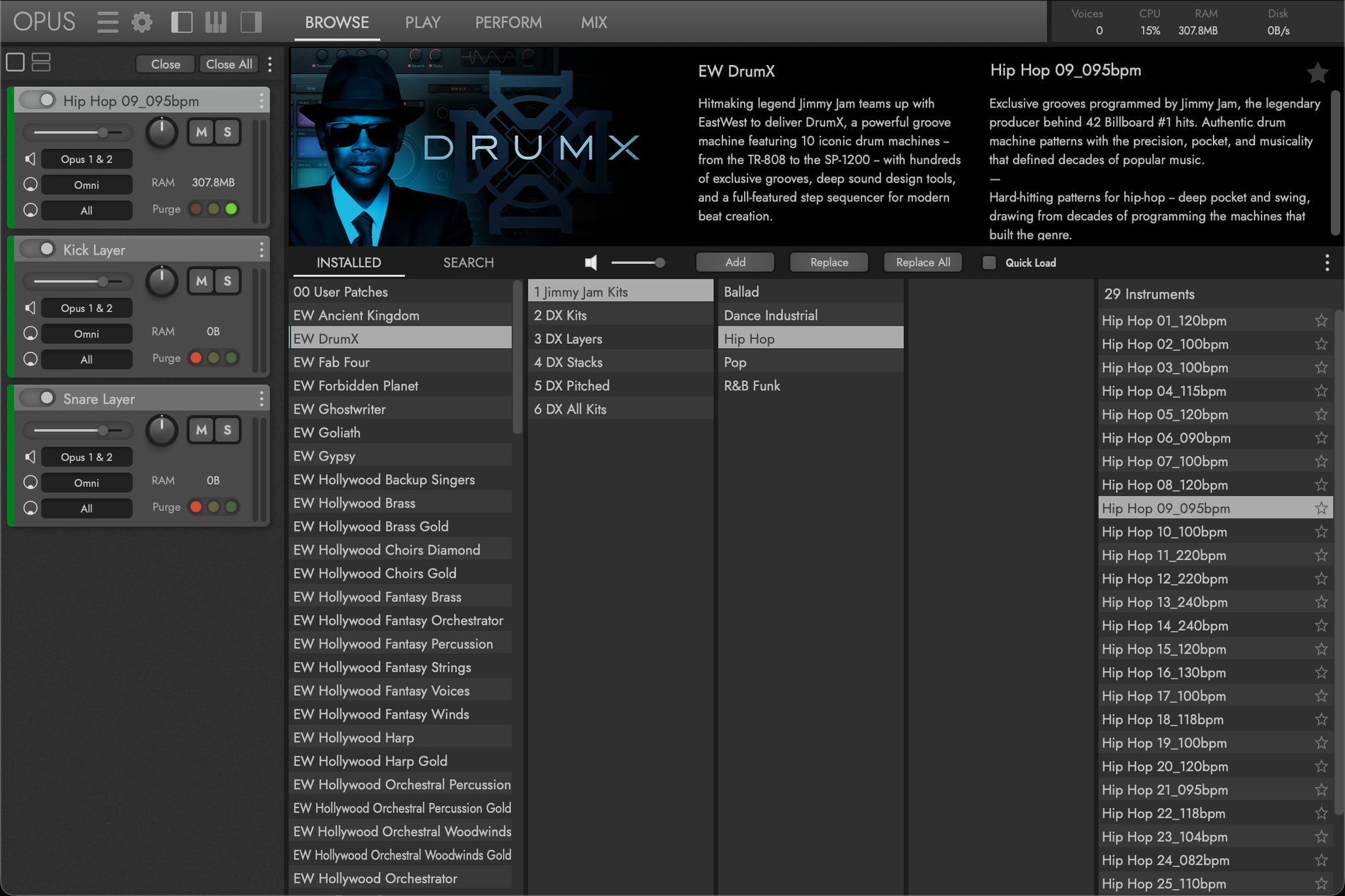 Browse Instruments
