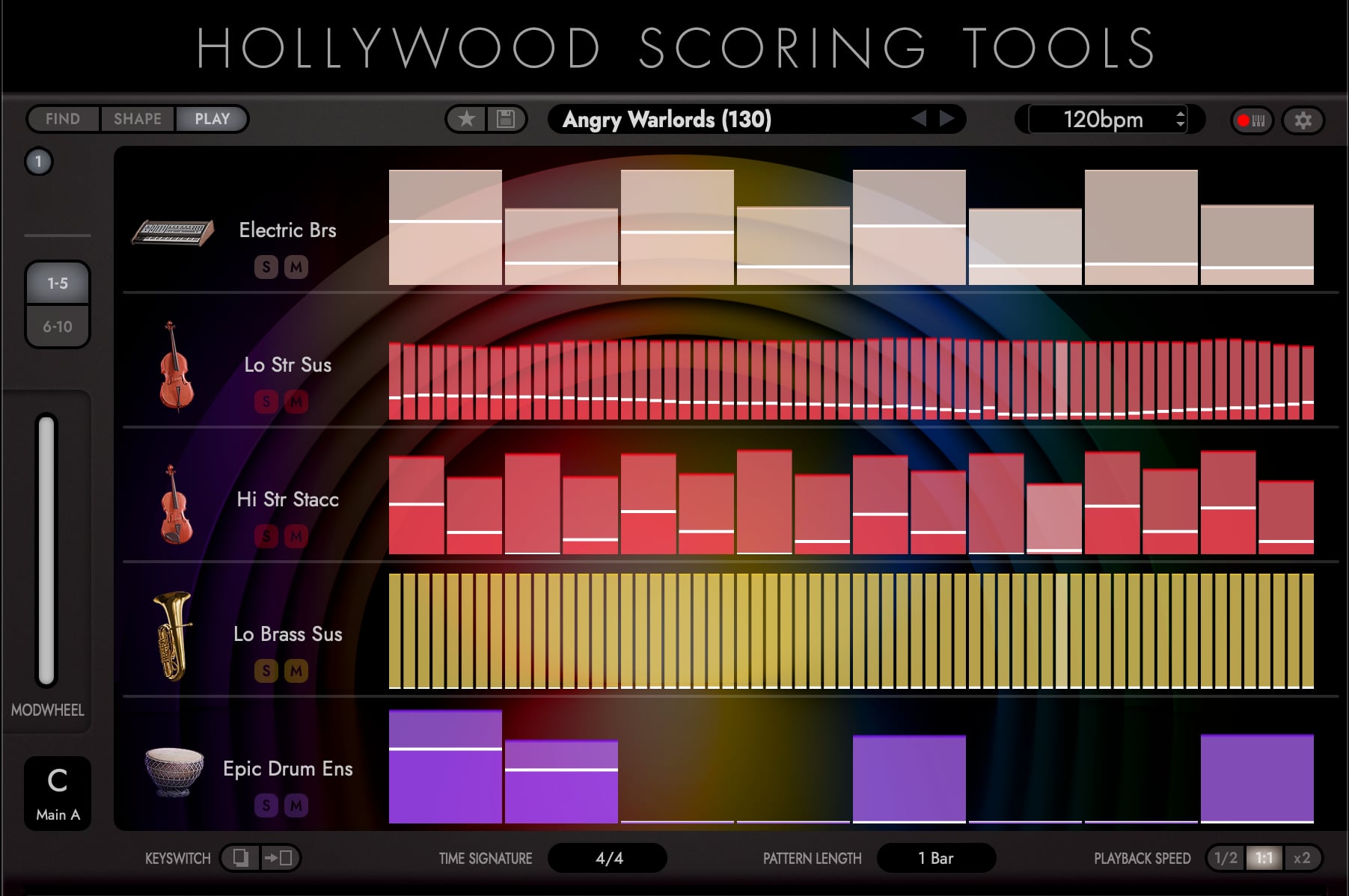The Play tab