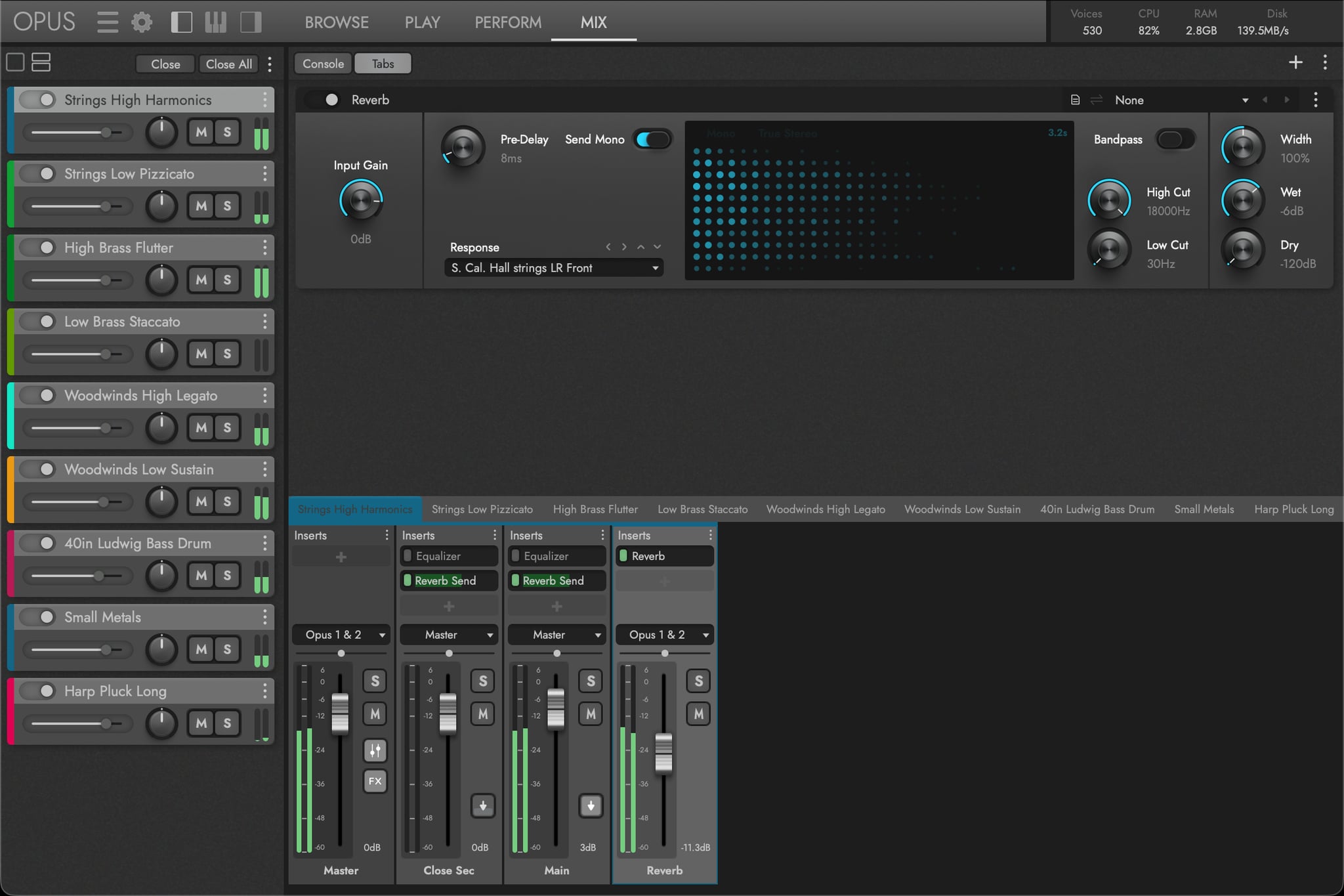 The Mix page